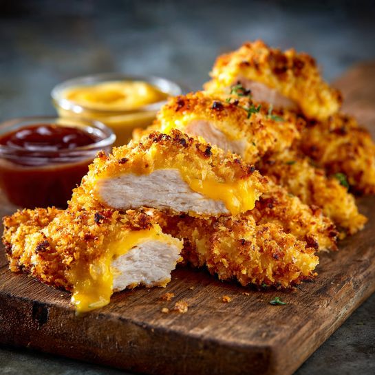 Cheesy Chicken Nugget Recipe - Recipe Image