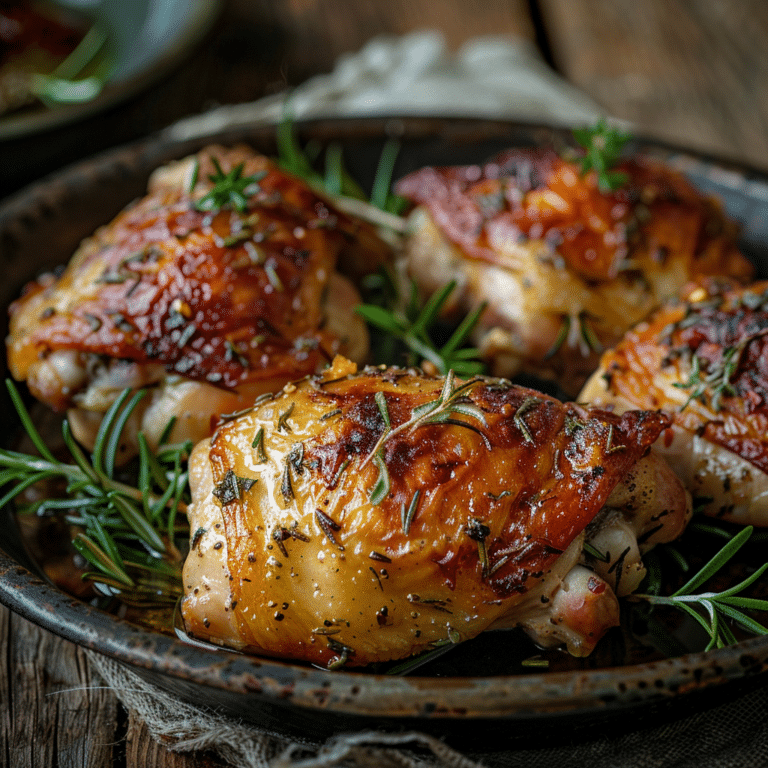 Herb Roasted Chicken Thighs Recipe
