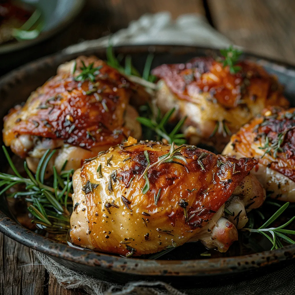 Herb Roasted Chicken Thighs Recipe