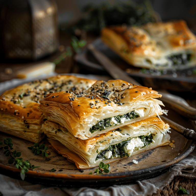 Cheesy Spinach and Feta Puff Pastry Recipe