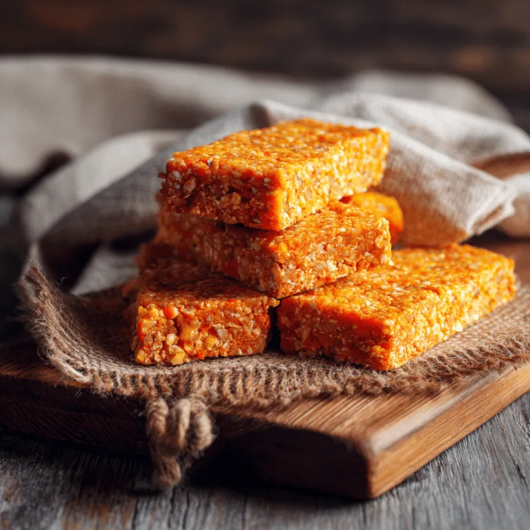 Carrot Mango Energy Bars: Orange Power Bites Recipe