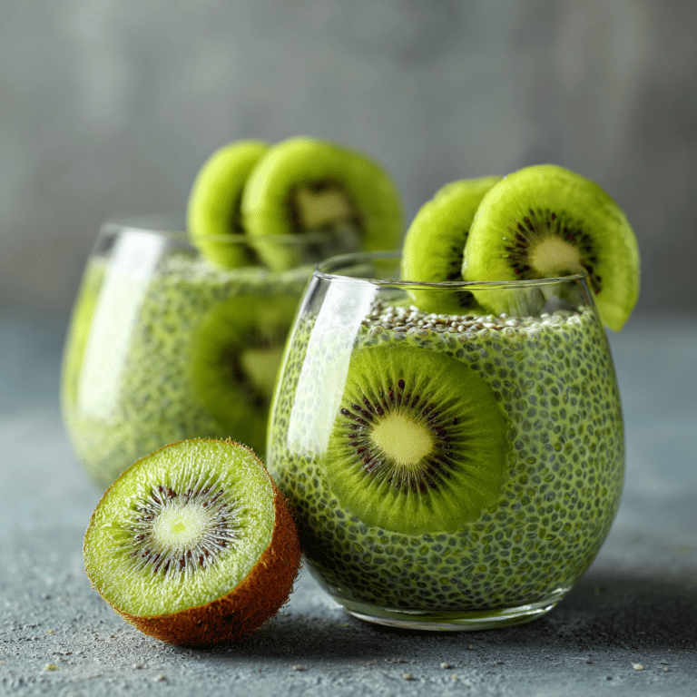 Matcha Kiwi Chia Cups: Green Energy Boost Recipe
