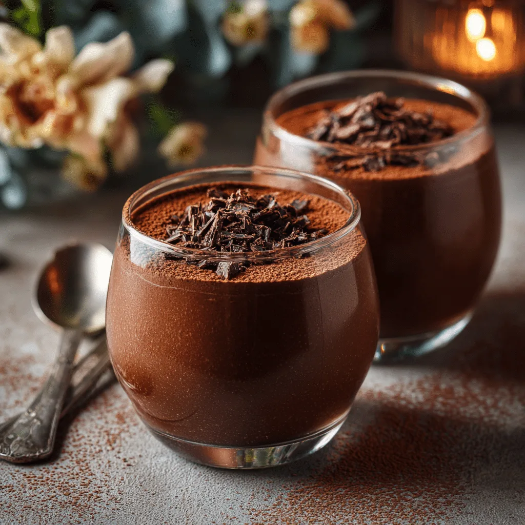 Black Cocoa Avocado Mousse: Midnight Indulgence Recipe