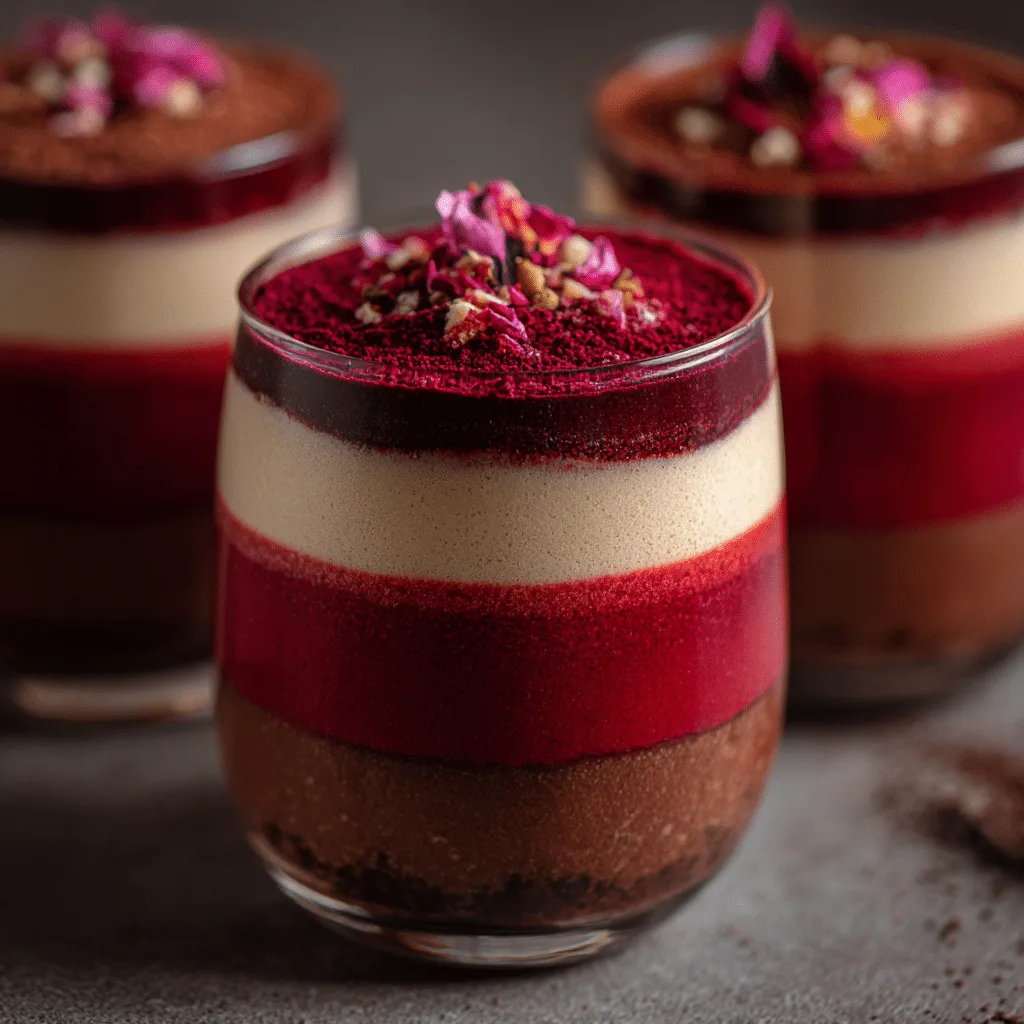 Beetroot Almond Chocolate Mousse: Red Velvet Twist Recipe