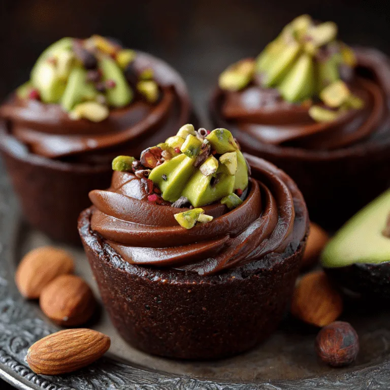 Cocoa Avocado Cups: Dark Creamy Delight Recipe
