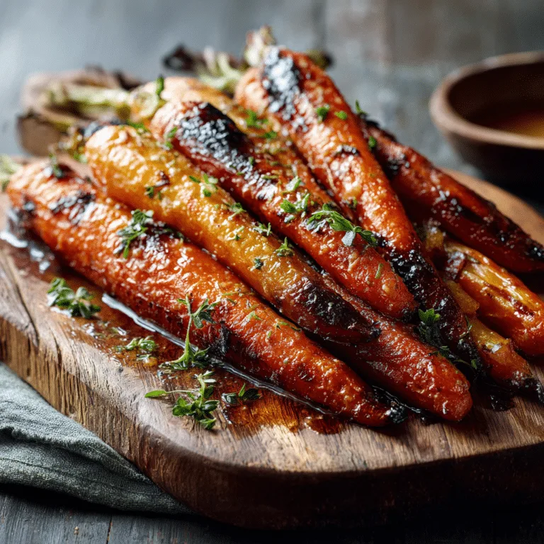 Honey-Glazed Roasted Carrots Recipe