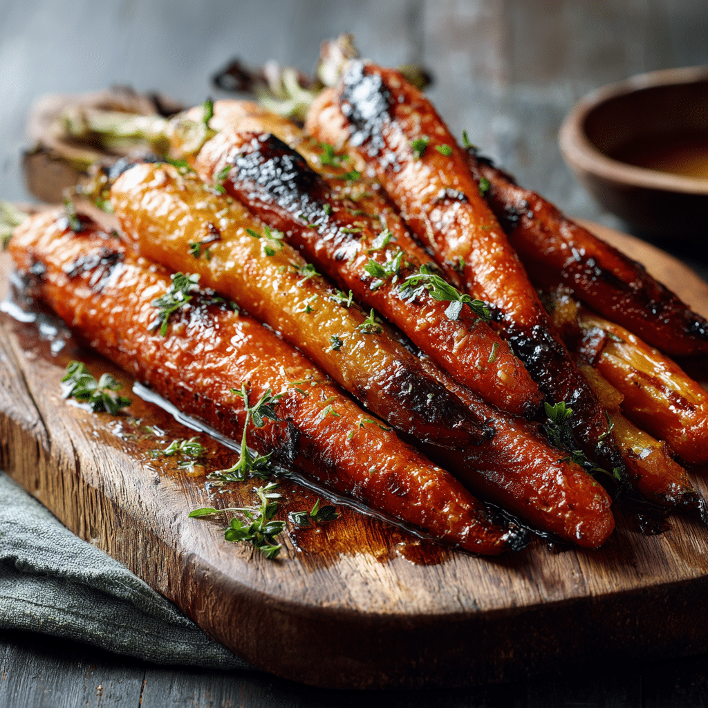 Honey-Glazed Roasted Carrots Recipe