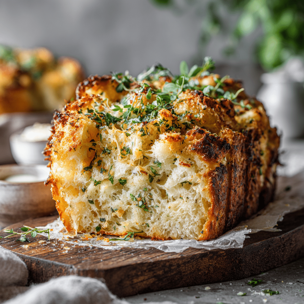 Parmesan & Herb Pull-Apart Bread Recipe