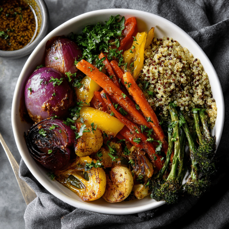 Roasted Vegetable Quinoa Bowl Recipe