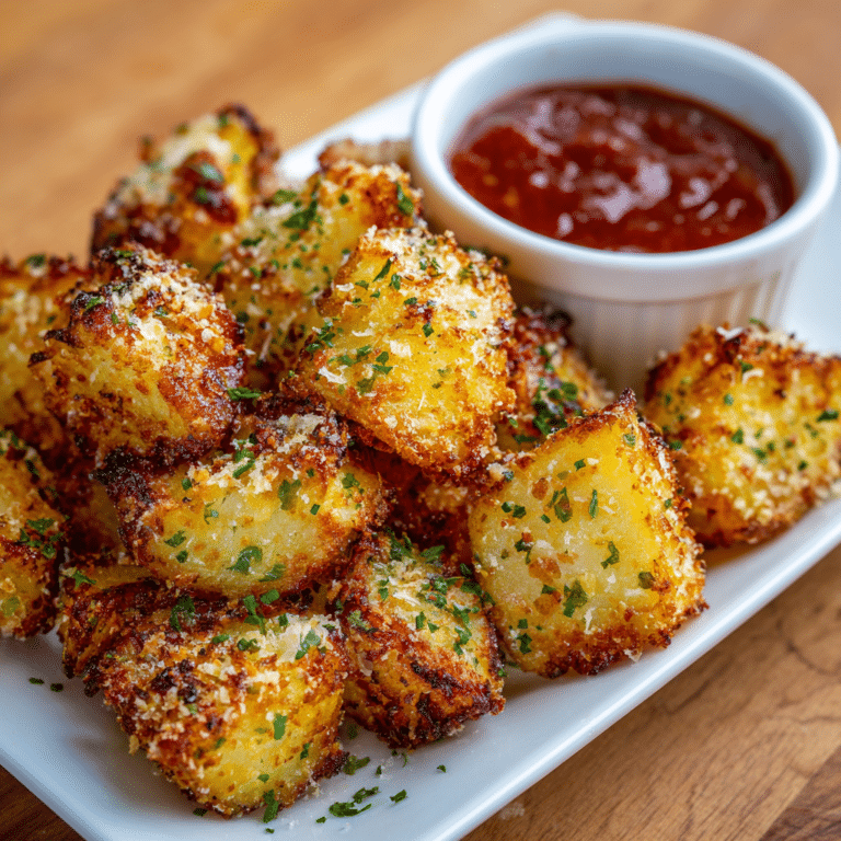 Crispy Parmesan Potato Bites Recipe