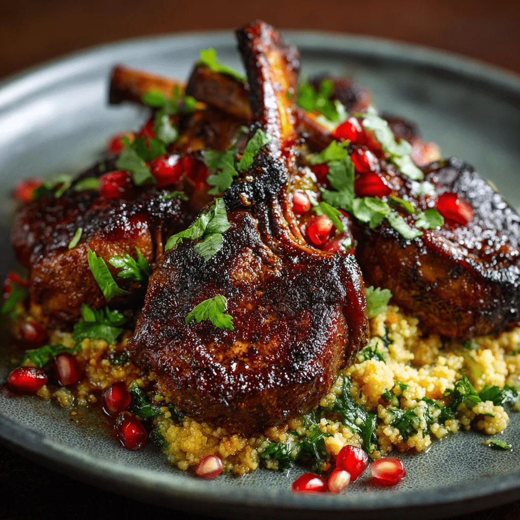 Moroccan-Spiced Lamb Chops Recipe