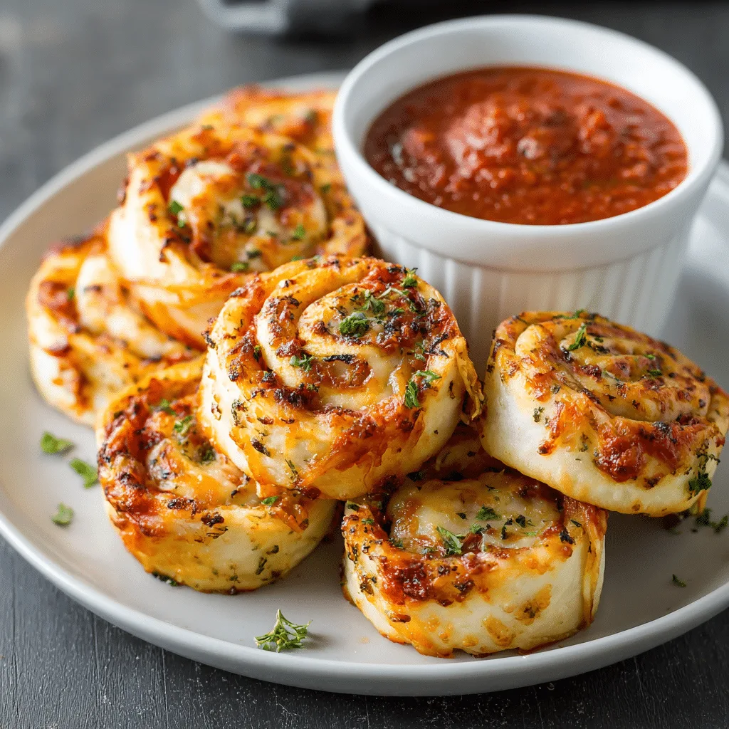 Mini Pizza Pinwheels Recipe - Recipe Image