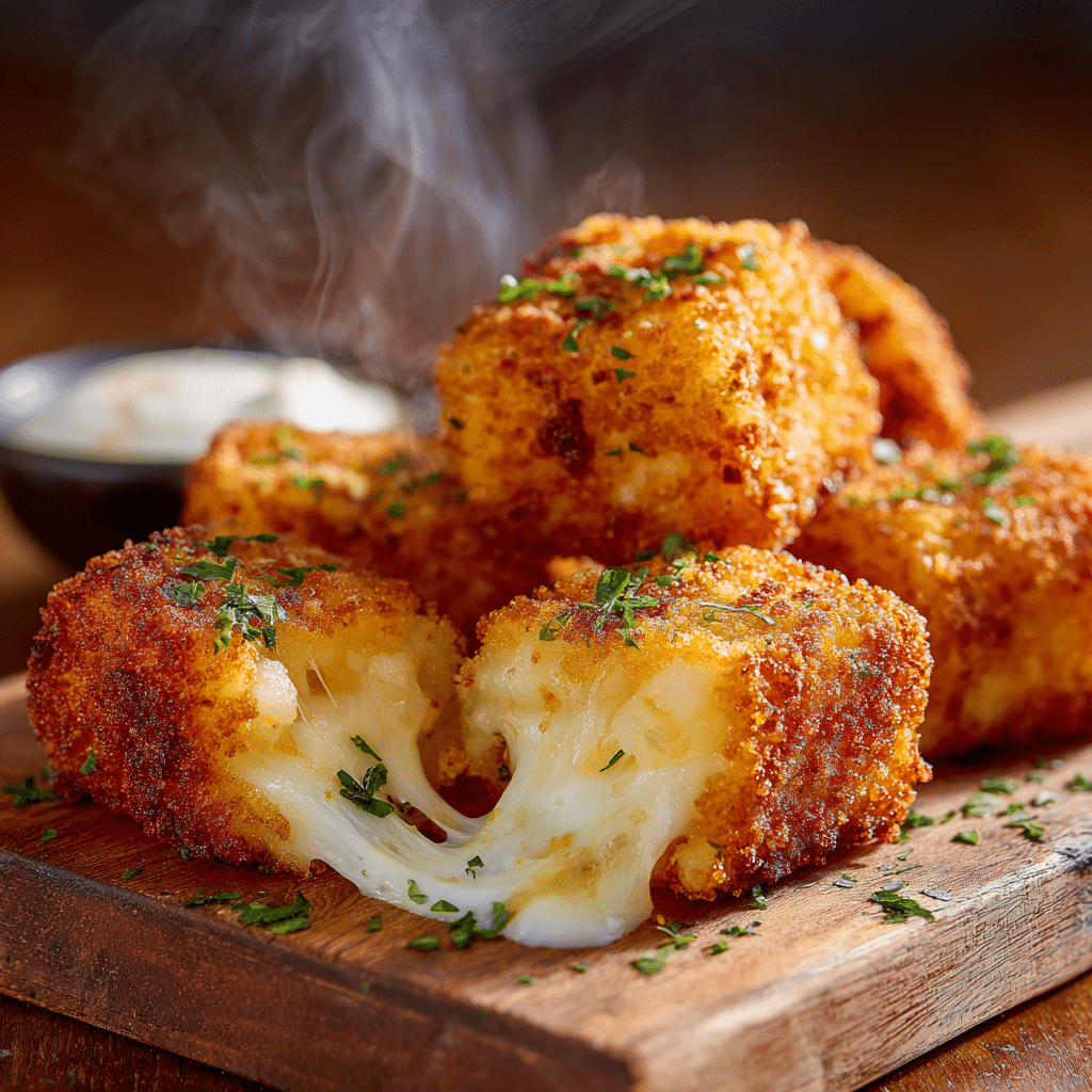 Cheesy Potato Croquettes Recipe