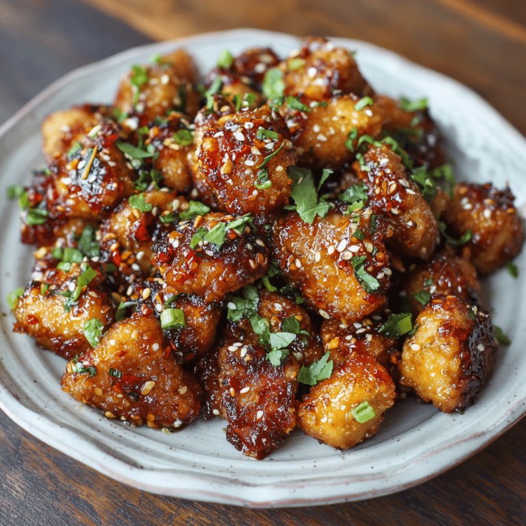 Honey Garlic Chicken Bites Recipe
