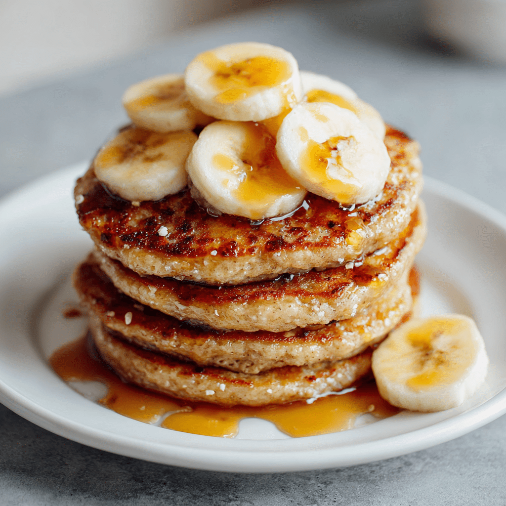 Banana Oat Pancakes Recipe