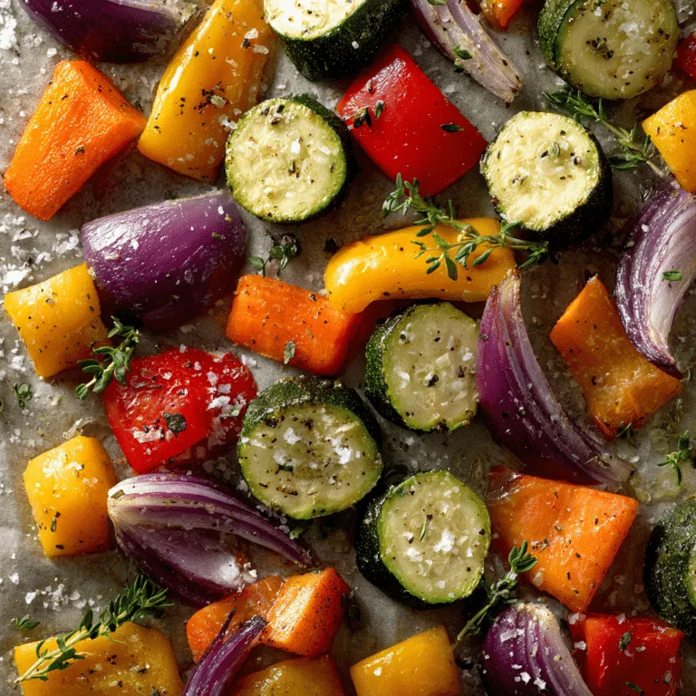 Oven Roasted Vegetable Tray Recipe
