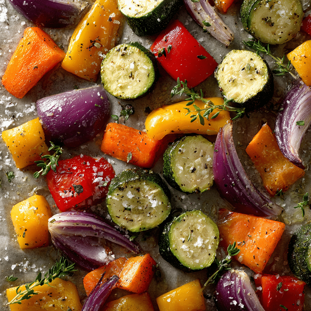 Oven Roasted Vegetable Tray Recipe