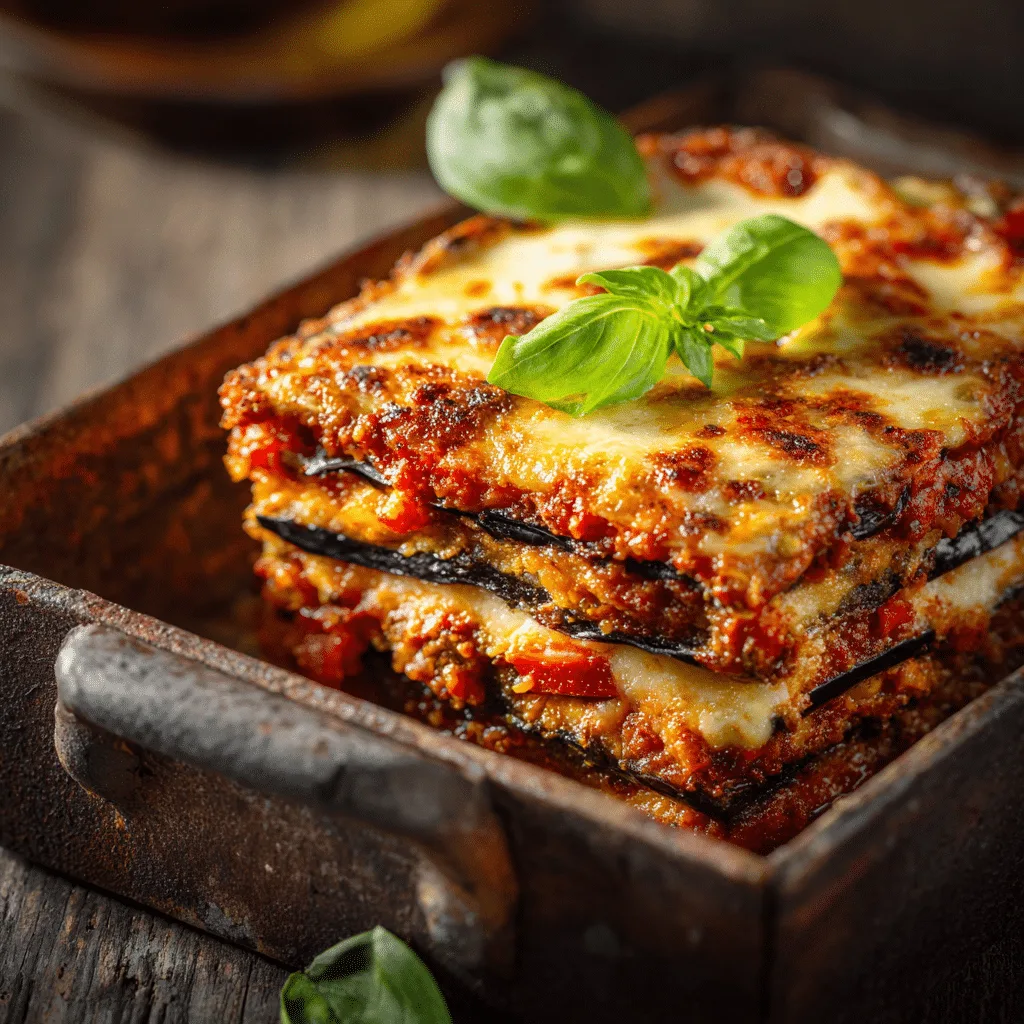 Baked Eggplant Parmesan Recipe