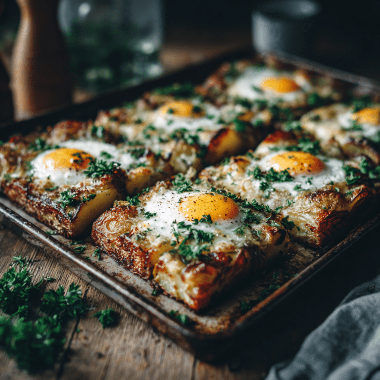 Baked Egg & Potato Tray Recipe
