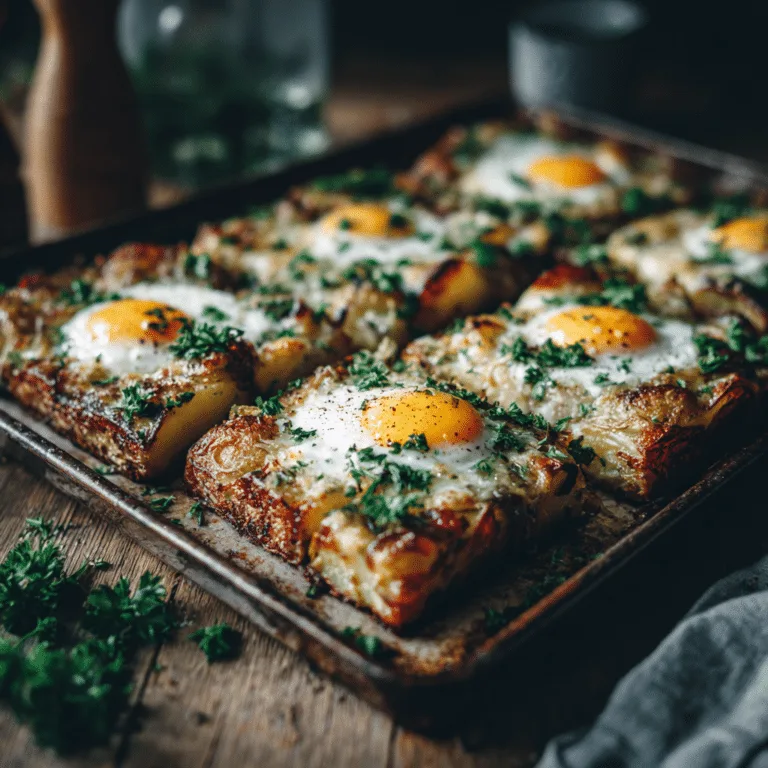 Baked Egg & Potato Tray Recipe