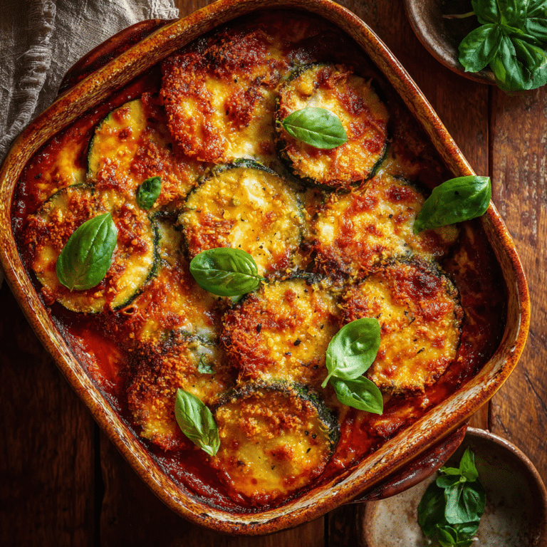 Baked Zucchini Parmesan Recipe