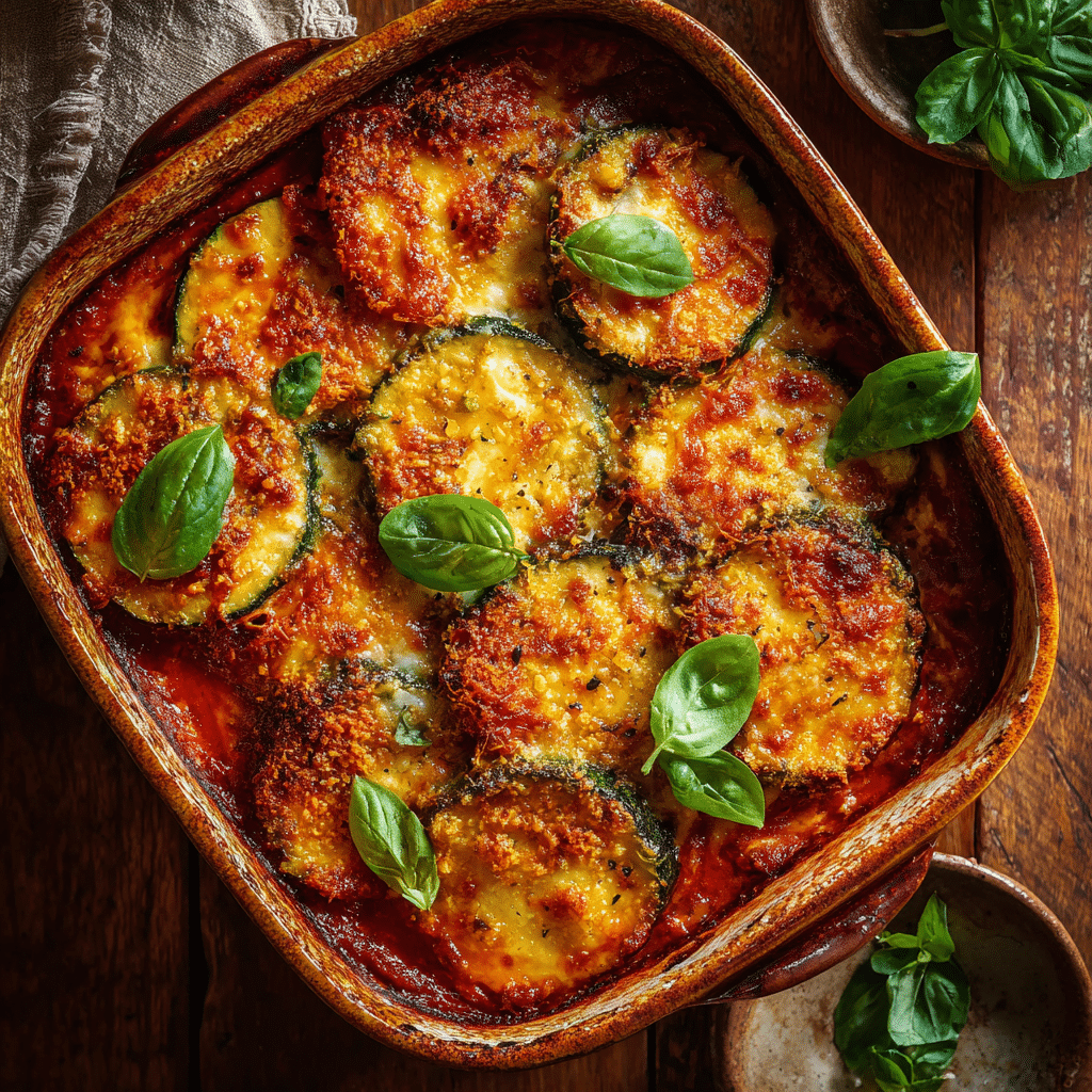 Baked Zucchini Parmesan Recipe