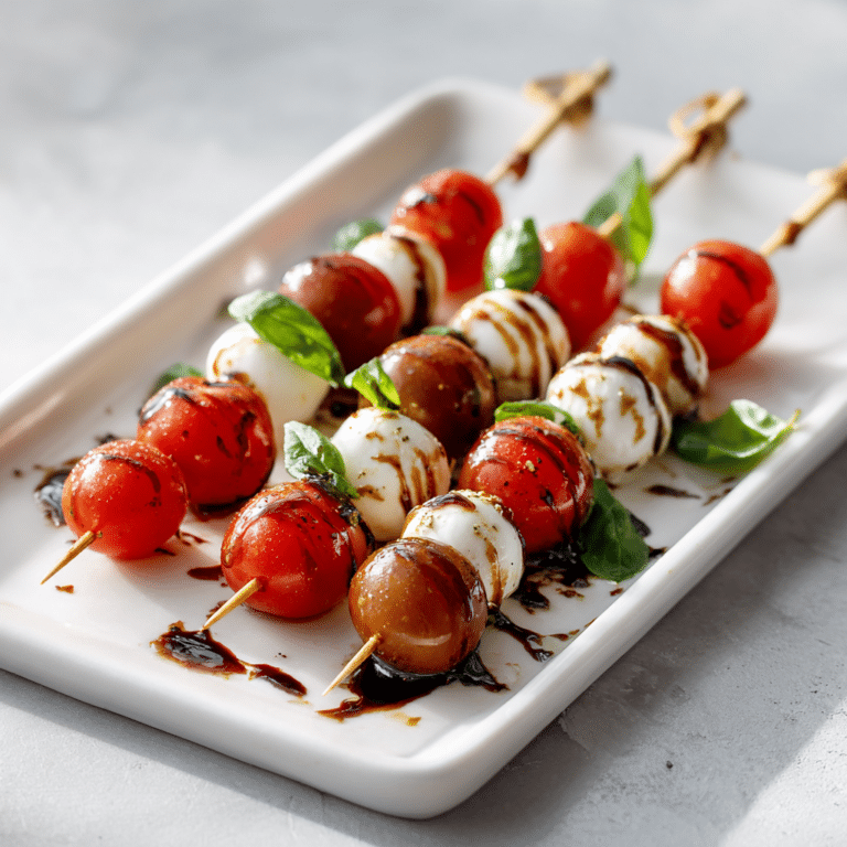 Caprese Salad Skewers Recipe
