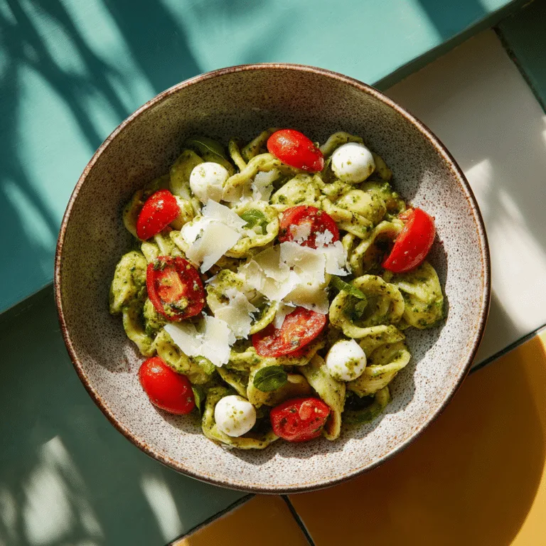 Pesto Pasta Salad Recipe