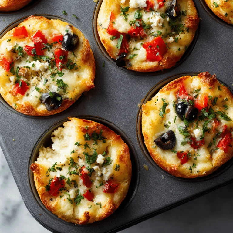 Mini Veggie Pizza Cups Recipe