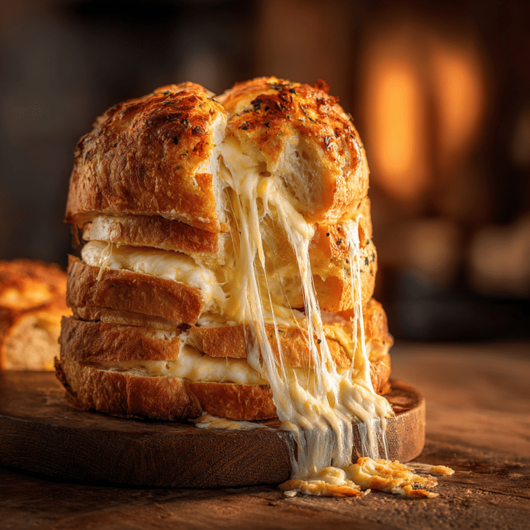 Cheesy Garlic Pull-Apart Bread Recipe