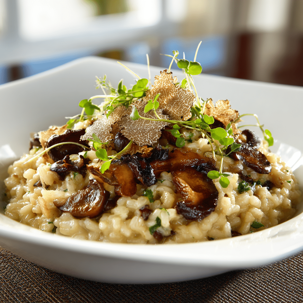 Truffle Mushroom Risotto Recipe