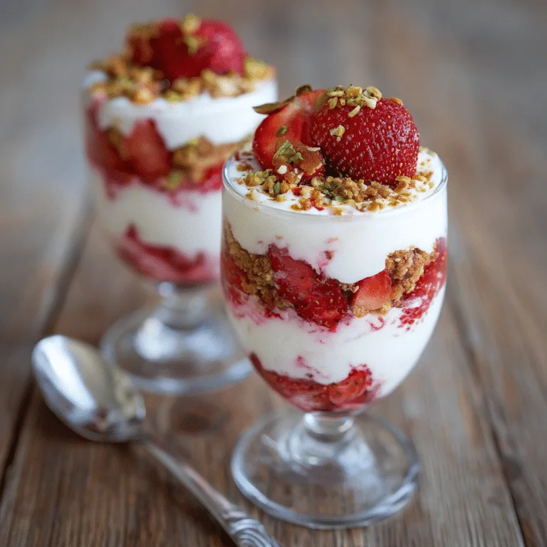 Strawberry Yogurt Parfait Recipe