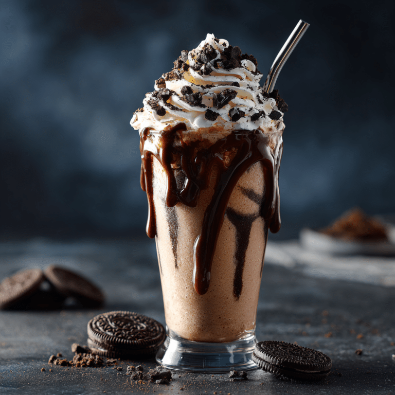 Creamy Oreo Milkshake Recipe