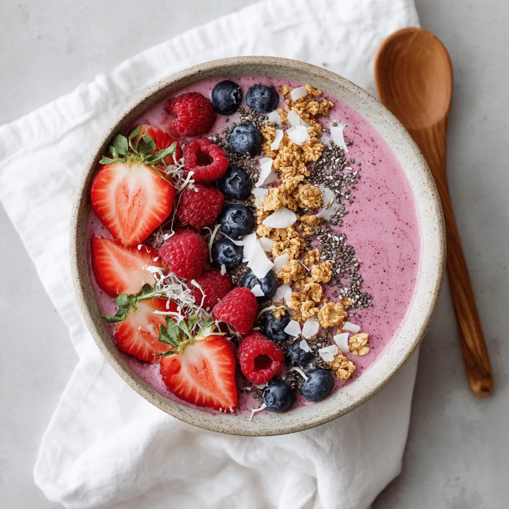 Berry Yogurt Smoothie Bowl Recipe