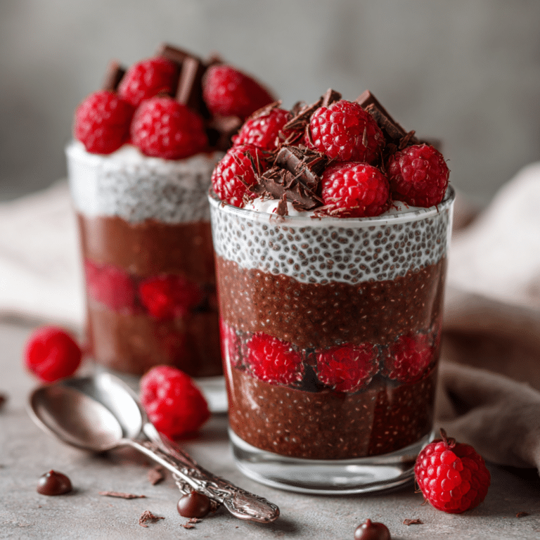 Chocolate Chia Pudding Parfaits Recipe