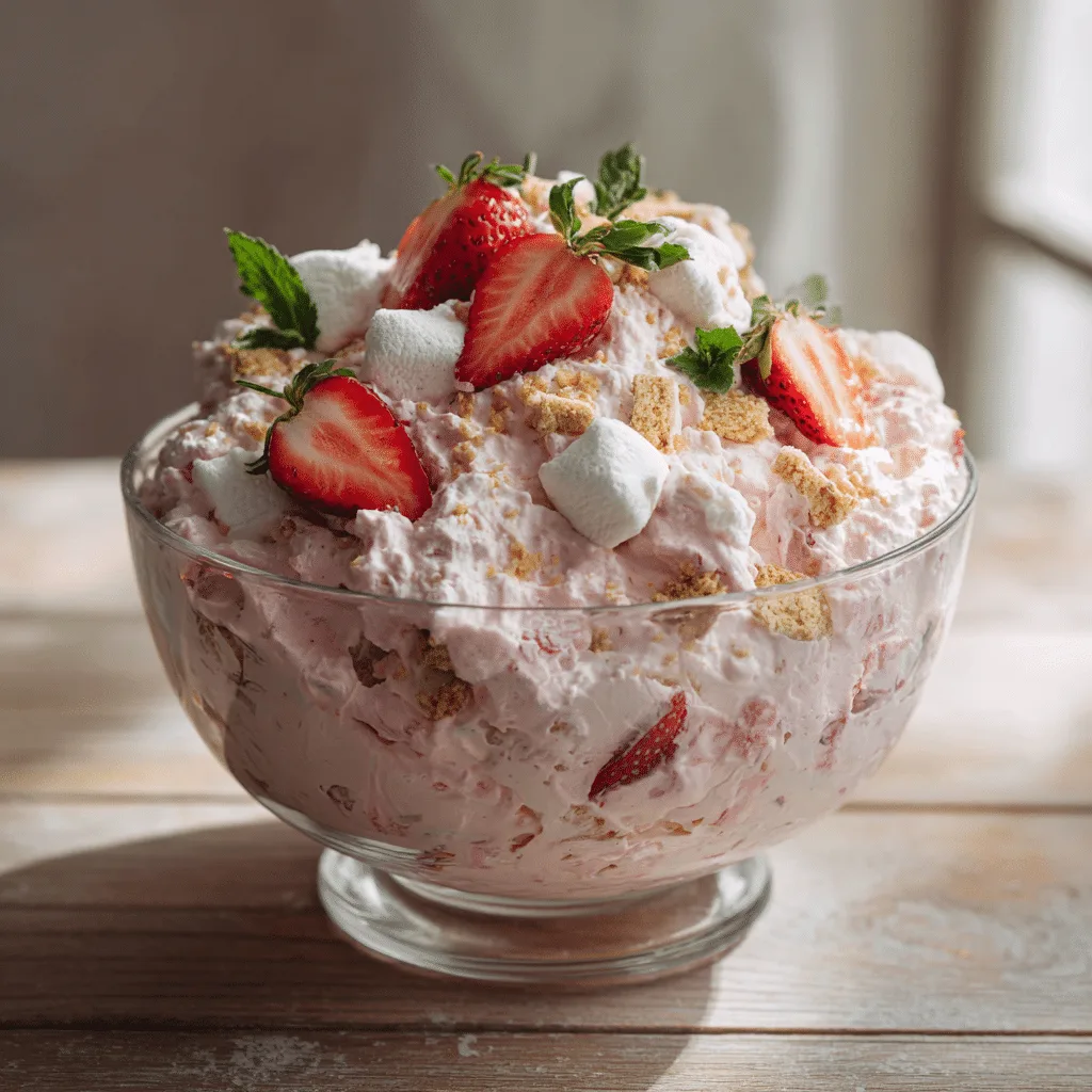 Strawberry Shortcake Fluff Salad Recipe