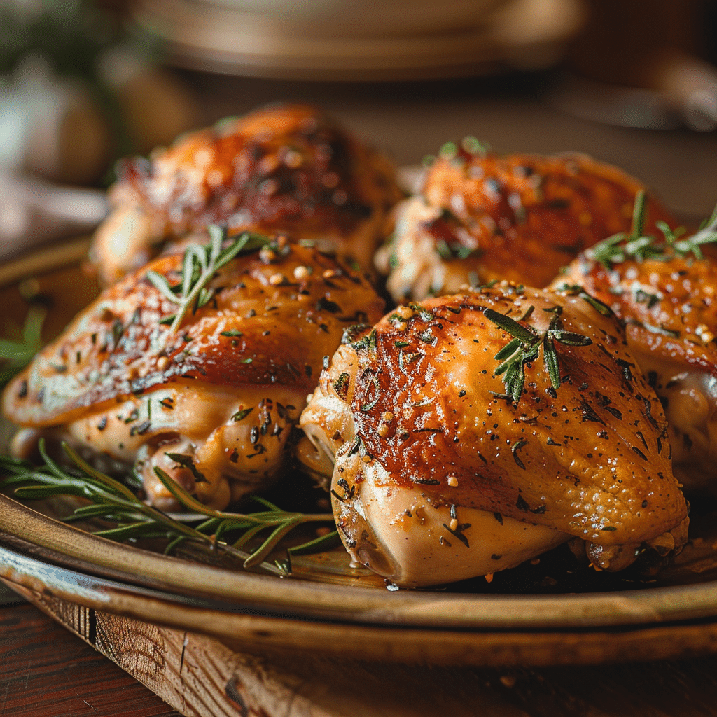 Herb Roasted Chicken Thighs Recipe - Recipe Image