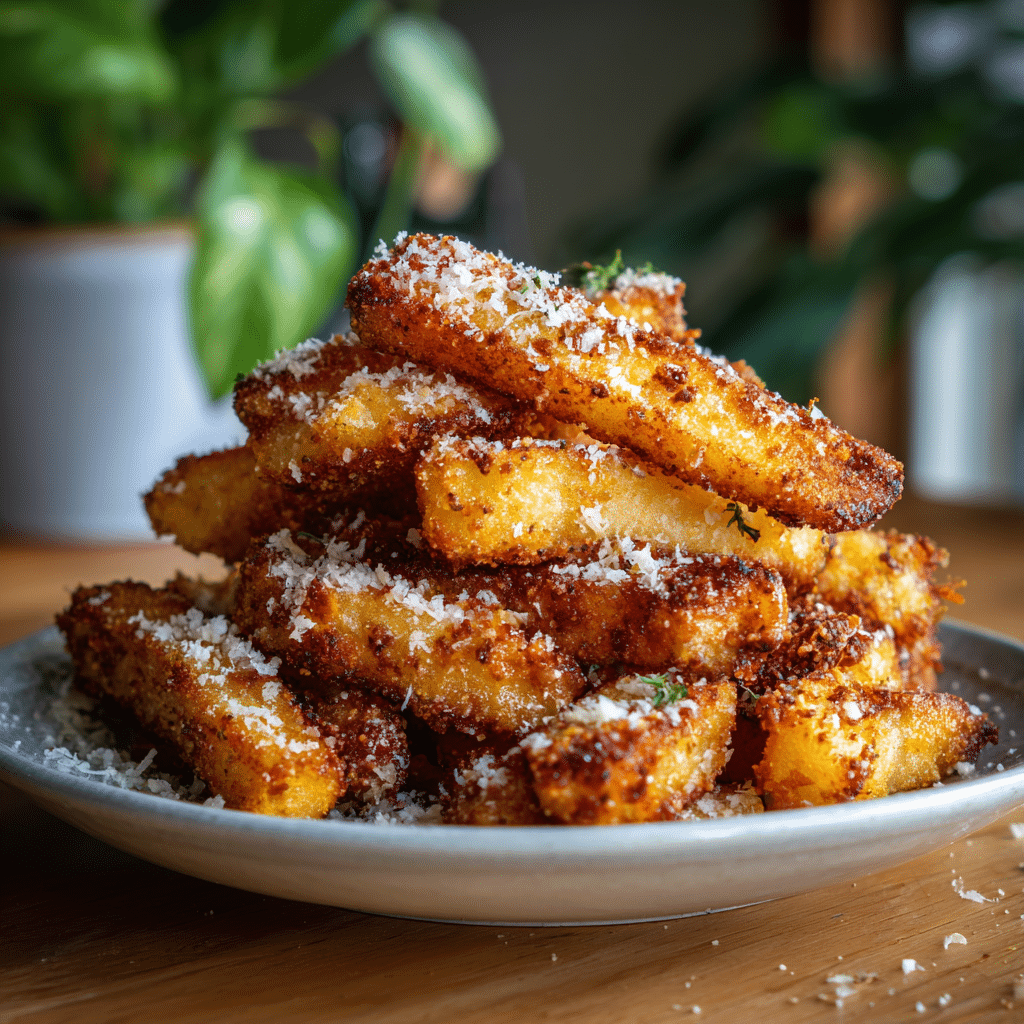 Pickle Fries with Parmesan Recipe - Recipe Image