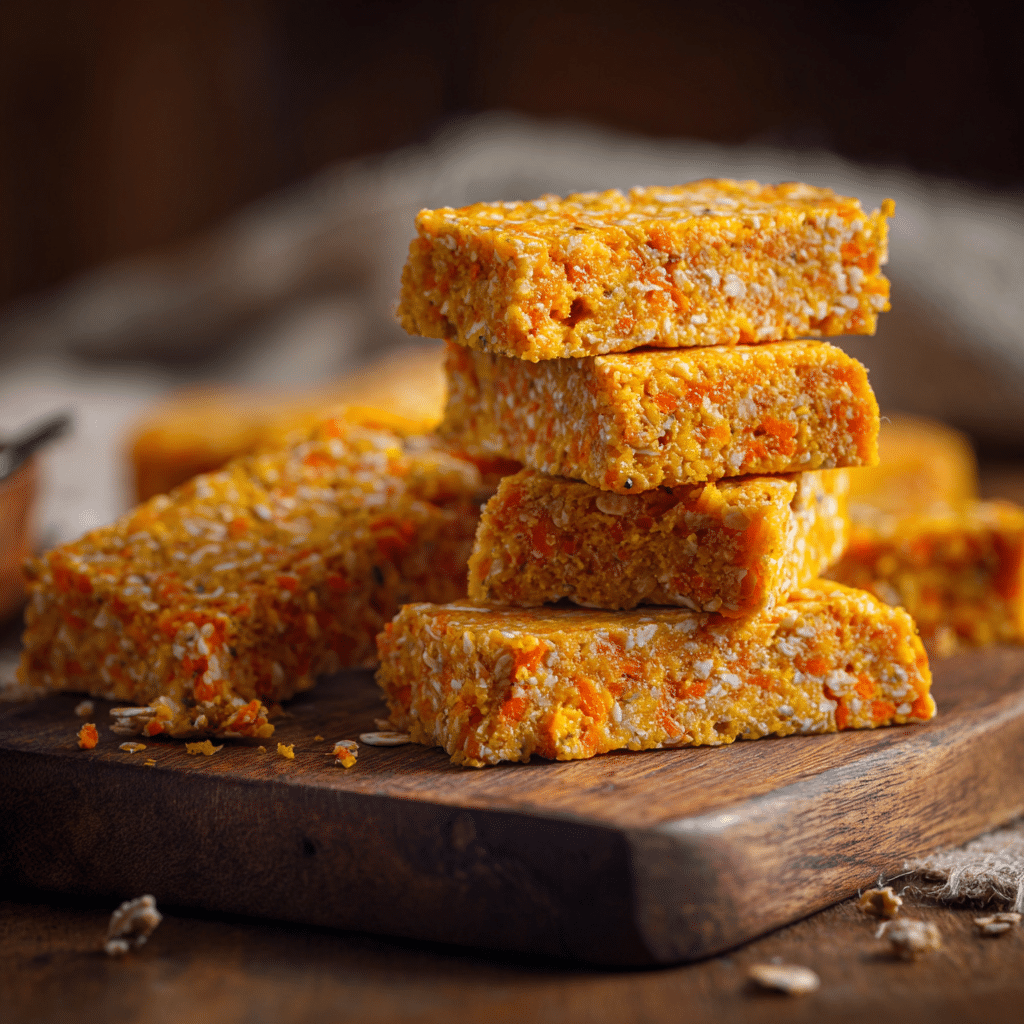 Carrot Mango Energy Bars: Orange Power Bites Recipe - Recipe Image
