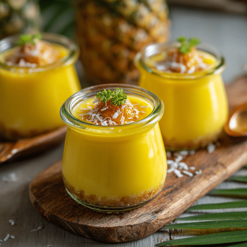 Golden Turmeric Pineapple Cups: Sunshine in a Bite Recipe - Recipe Image