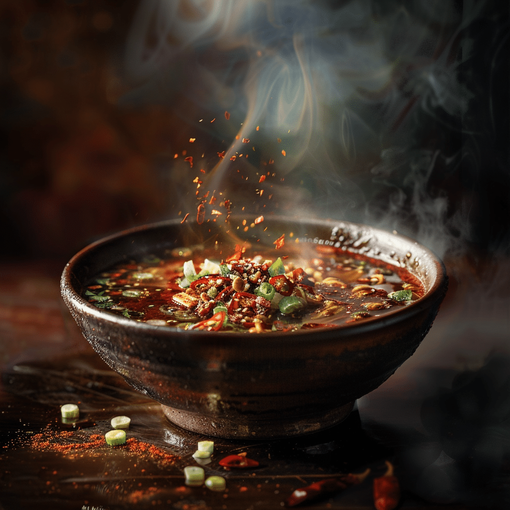 Extreme Spicy Ramen Broth Shot: Liquid Fire Recipe - Recipe Image