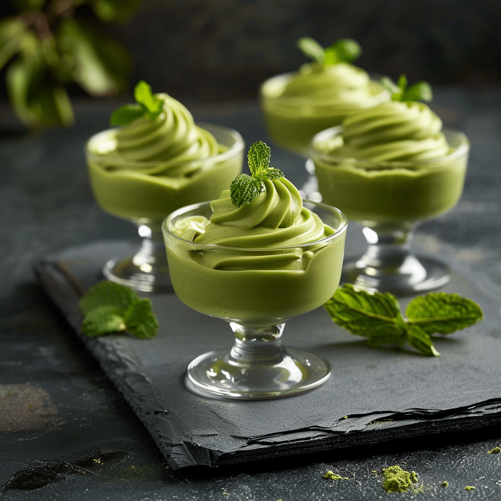 Matcha Avocado Mousse: Green Velvet Recipe - Recipe Image