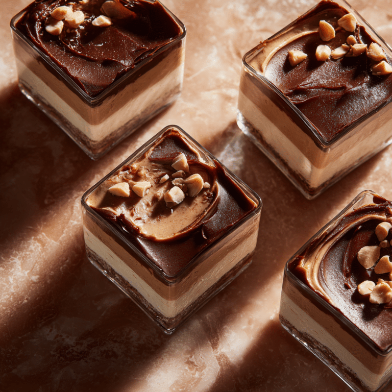 Peanut Butter Chocolate Layer Cups Recipe