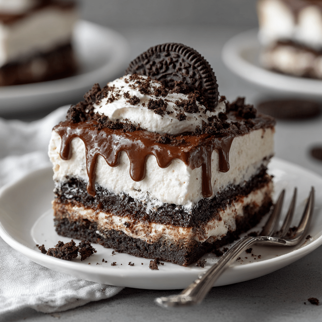 Cookies & Cream Layered Dessert Recipe - Recipe Image