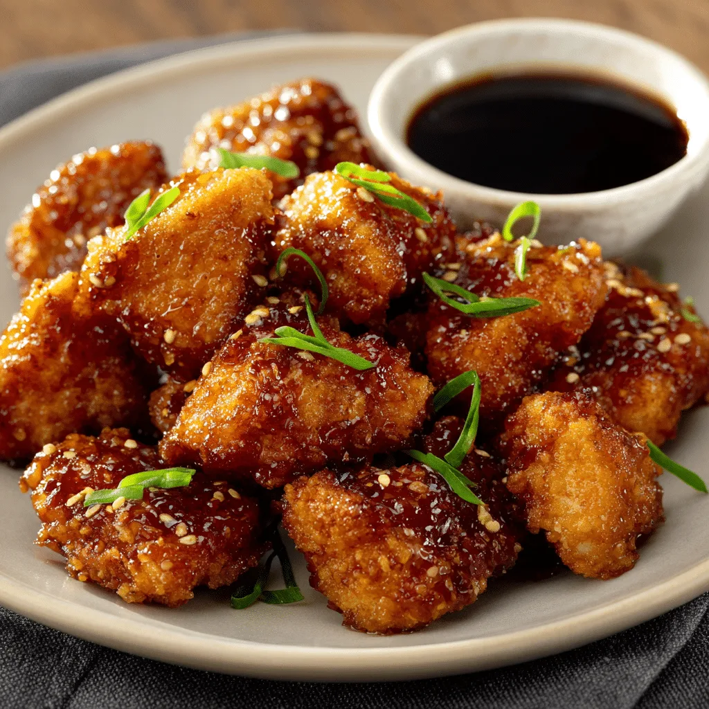 Honey Garlic Chicken Bites Recipe - Recipe Image