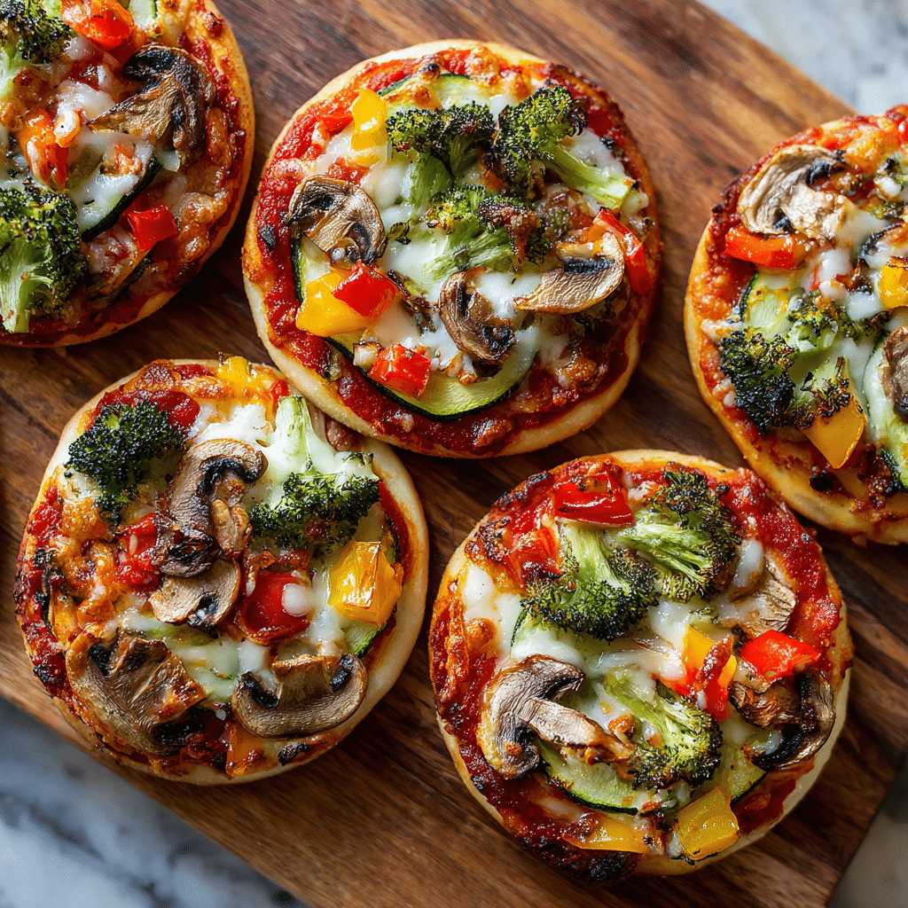 Mini Veggie Pizza Recipe - Recipe Image