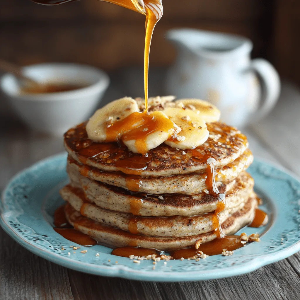 Banana Oat Pancakes Recipe - Recipe Image