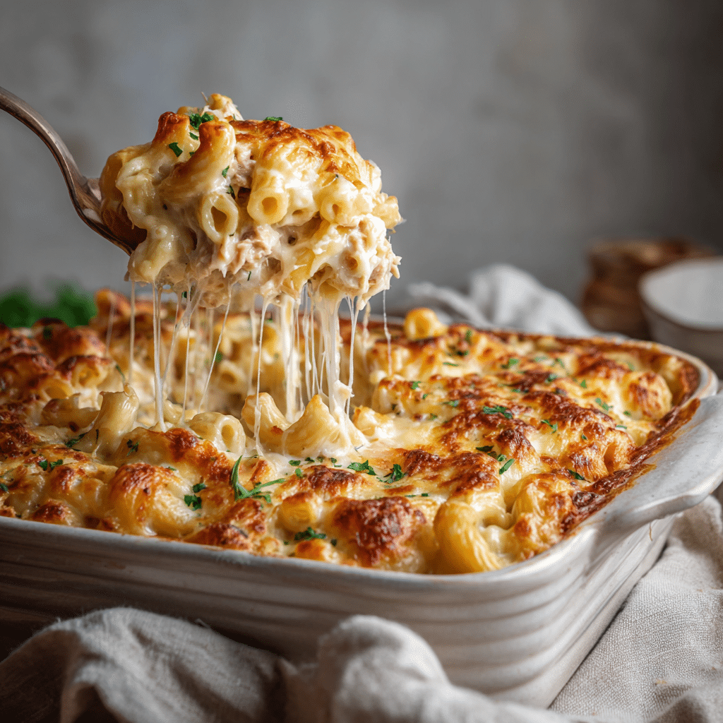 Simple Tuna Pasta Bake Recipe - Recipe Image