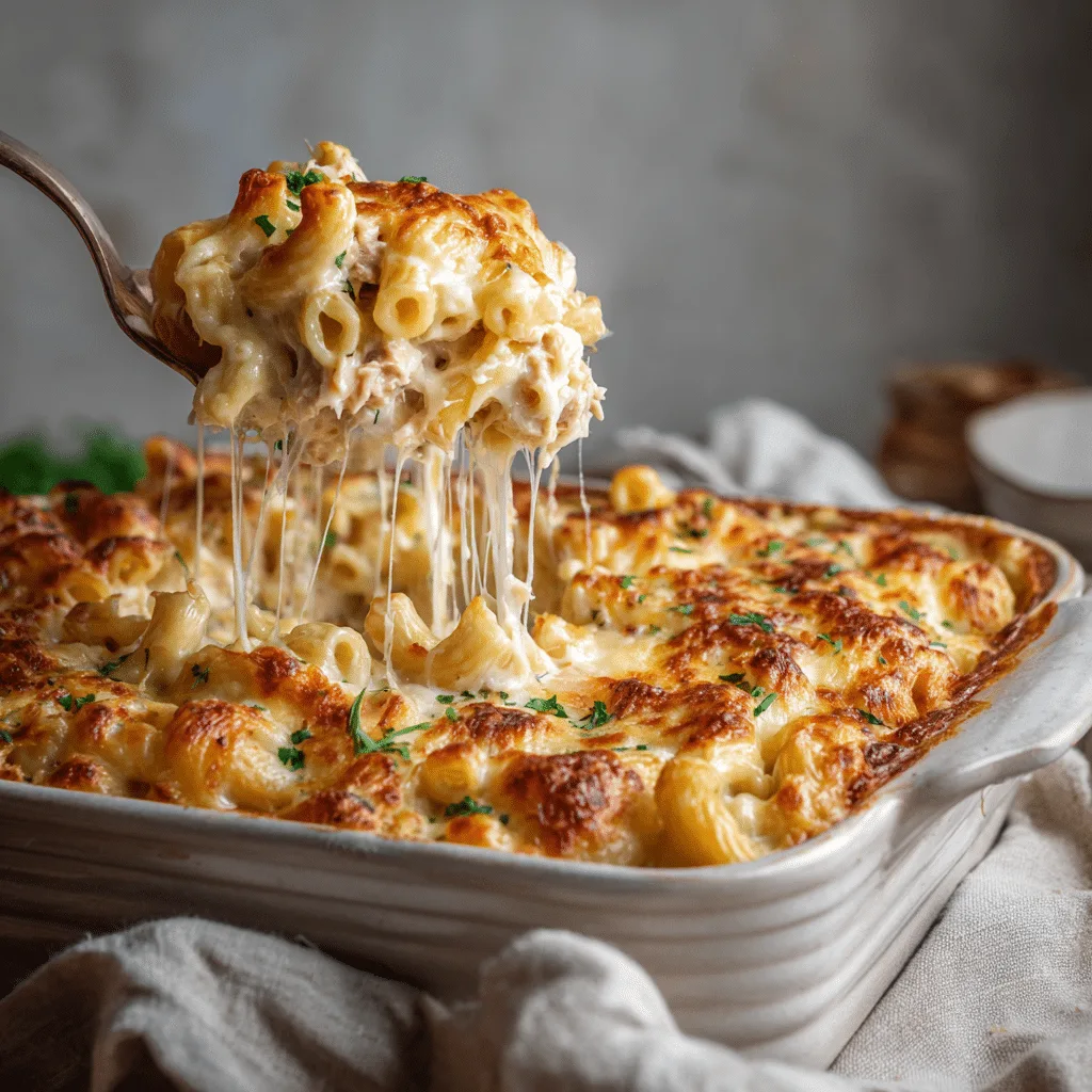 Simple Tuna Pasta Bake Recipe - Recipe Image