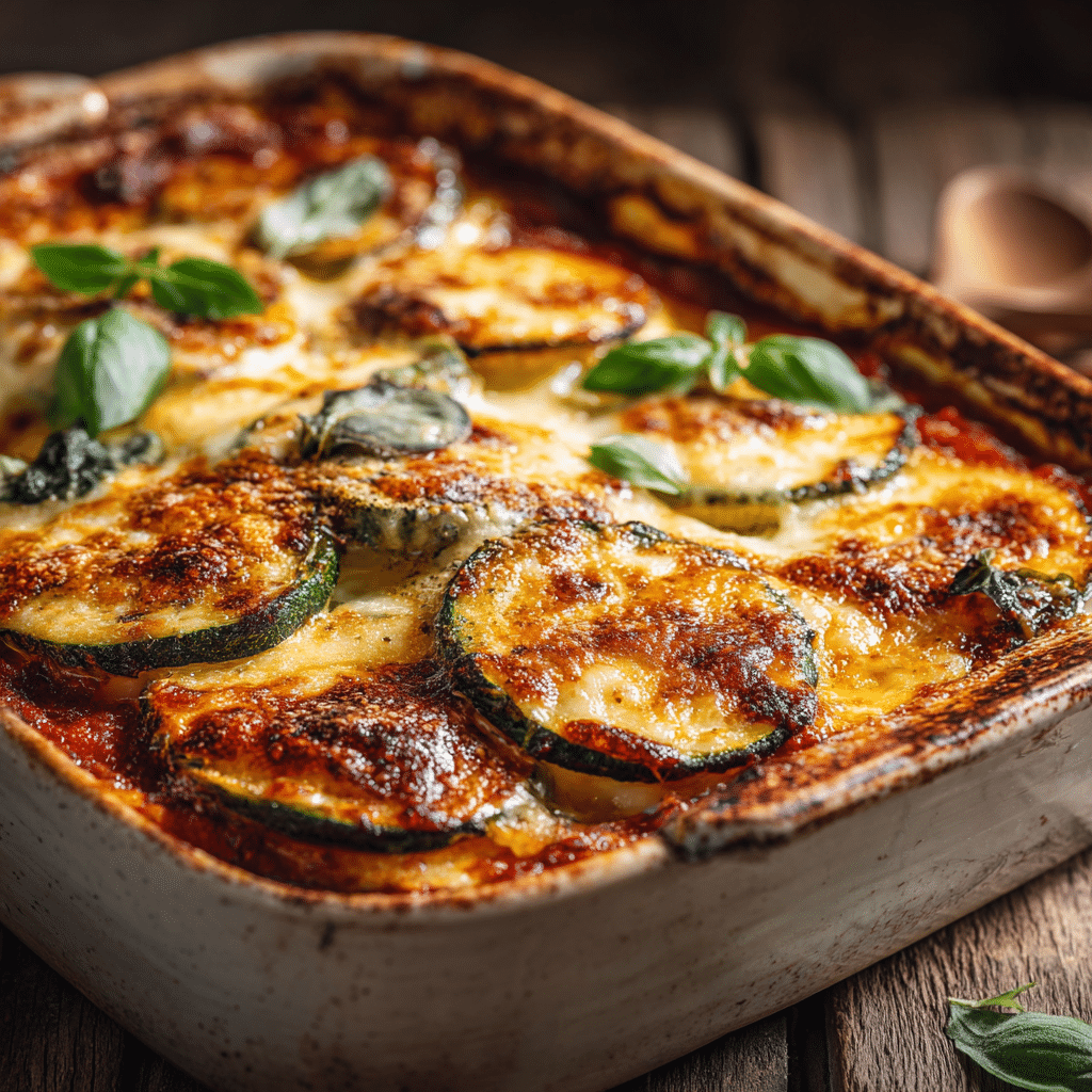 Baked Zucchini Parmesan Recipe - Recipe Image